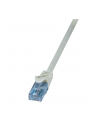 LOGILINK Patch cord U/UTP;cat.6A; wtyk RJ45-cat.6; EconLine; dł.1m;szary - nr 2