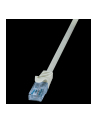 LOGILINK Patch cord U/UTP;cat.6A; wtyk RJ45-cat.6; EconLine; dł.1m;szary - nr 3