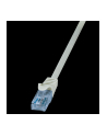 LOGILINK Patch cord U/UTP;cat.6A; wtyk RJ45-cat.6; EconLine; dł.2m;szary - nr 1