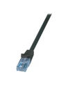 LOGILINK Patch cord U/UTP;cat.6A; wtyk RJ45-cat.6; EconLine; dł.10m; czarny - nr 3