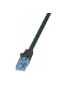 LOGILINK Patch cord U/UTP;cat.6A; wtyk RJ45-cat.6; EconLine; dł.10m; czarny - nr 5