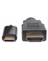 Manhattan Kabel monitorowy adapter USB-C na HDMI 4K M/M czarny 2m - nr 12