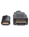 Manhattan Kabel monitorowy adapter USB-C na HDMI 4K M/M czarny 2m - nr 3