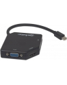 Manhattan Konwerter adapter Mini DisplayPort miniDP na HDMI/DVI/VGA M/F czarny - nr 14