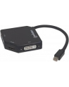 Manhattan Konwerter adapter Mini DisplayPort miniDP na HDMI/DVI/VGA M/F czarny - nr 15