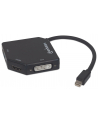Manhattan Konwerter adapter Mini DisplayPort miniDP na HDMI/DVI/VGA M/F czarny - nr 26