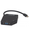 Manhattan Konwerter adapter Mini DisplayPort miniDP na HDMI/DVI/VGA M/F czarny - nr 2