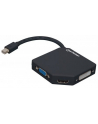 Manhattan Konwerter adapter Mini DisplayPort miniDP na HDMI/DVI/VGA M/F czarny - nr 6