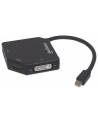 Manhattan Konwerter adapter Mini DisplayPort miniDP na HDMI/DVI/VGA M/F czarny - nr 8