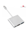 Maclean MCTV-840 Adapter USB-C - HDMI / USB 3.0 / USB-C metalowa obudowa 4K OTG - nr 1