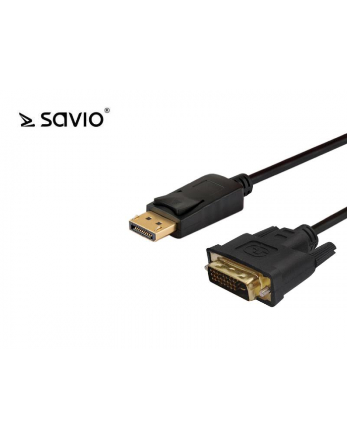 SAVIO CL-122 Kabel displayPort do DVI 3m główny