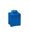 Pojemnik klocek LEGO® z 1 wypustka (Bright Blue) - nr 1