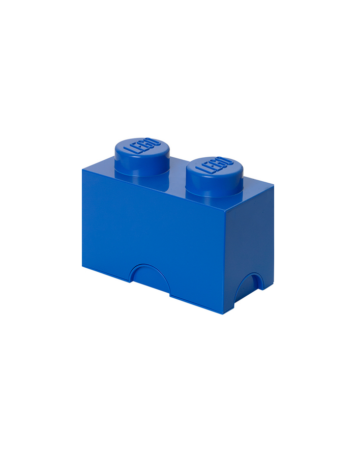 Pojemnik klocek LEGO® z 2 wypustkami (Bright Blue) główny