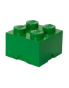 Pojemnik klocek LEGO® z 4 wypustkami (Dark Green) - nr 1