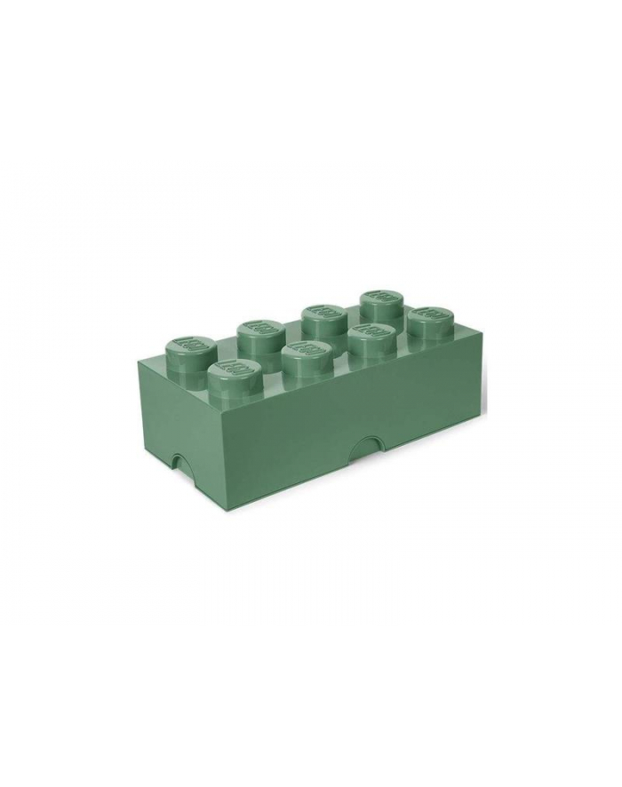 Pojemnik klocek LEGO® z 8 wypustkami (Sand Green) główny