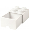 Szuflada klocek LEGO® z 4 wypustkami (White) - nr 1