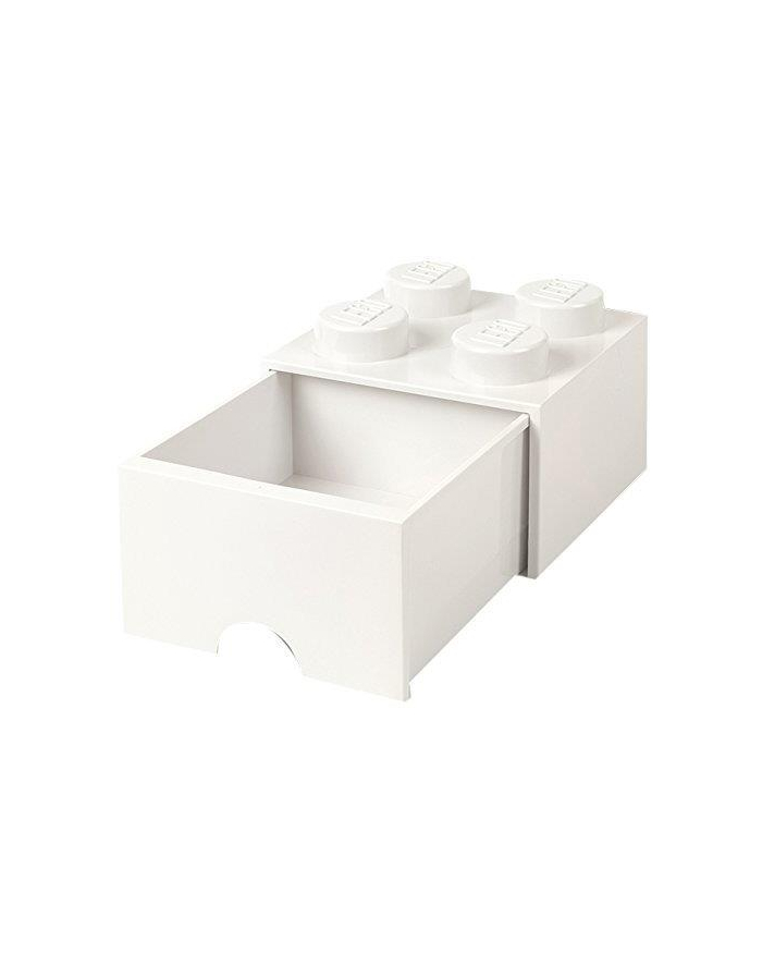 Szuflada klocek LEGO® z 4 wypustkami (White) główny