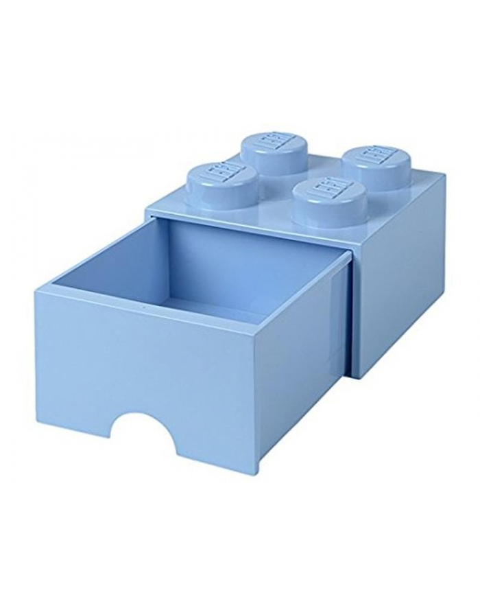 Szuflada klocek LEGO® z 4 wypustkami (Light Royal Blue) główny