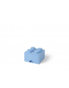 Szuflada klocek LEGO® z 4 wypustkami (Light Royal Blue) - nr 2