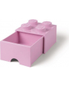 Szuflada klocek LEGO® z 4 wypustkami (Light Purple) - nr 1