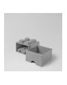 Szuflada klocek LEGO® z 4 wypustkami (Medium Stone Grey) - nr 1