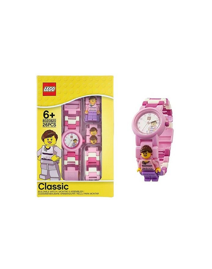 Zegarek z wbudowana minifigurka, LEGO® Classic dla dziewczynki główny