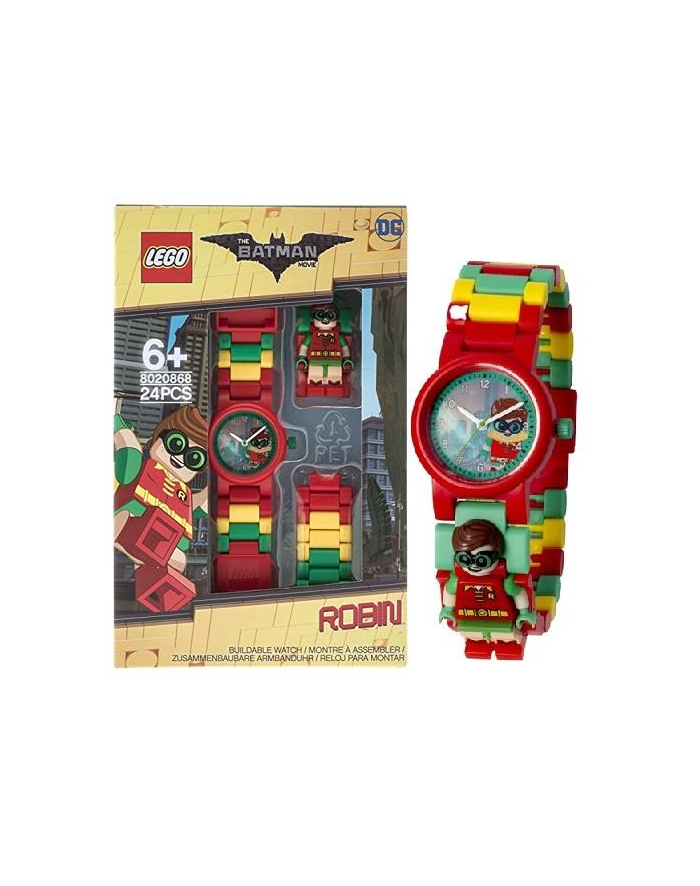 Zegarek z wbudowana minifigurka The Lego® Batman Movie, Robin™ główny