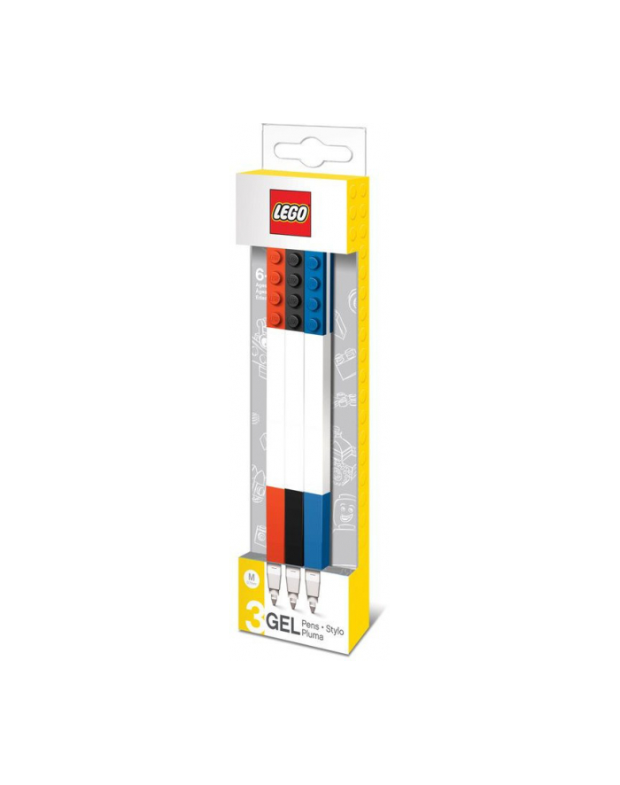 Długopis żelowy LEGO® (3 szt.) miks główny
