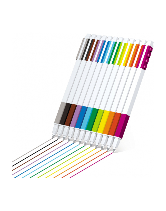 Kolorowe długopisy żelowe LEGO® (12 szt.) główny