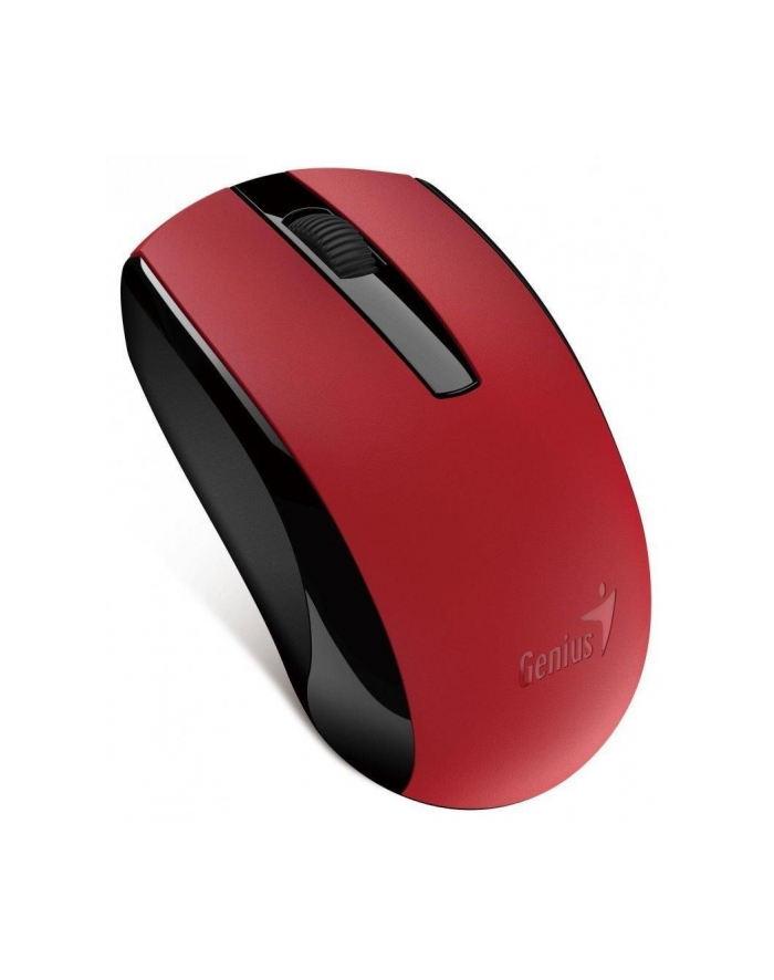 Mysz optyczna bezprzewodowa Genius ECO-8100, czerwona główny