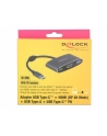 Delock adapter USB Typ-C - USB 3.1 + USB Typ-C+ HDMI (F) 4K (DP Alt Mode) - nr 16