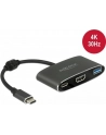 Delock adapter USB Typ-C - USB 3.1 + USB Typ-C+ HDMI (F) 4K (DP Alt Mode) - nr 22