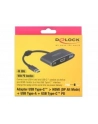 Delock adapter USB Typ-C - USB 3.1 + USB Typ-C+ HDMI (F) 4K (DP Alt Mode) - nr 4