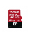 Patriot EP Series 64GB MICRO SDXC V30, up to 100MB/s - nr 12