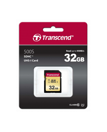 Transcend karta pami臋ci Micro SDHC 32GB Class 10 ( 95MB/s ) + adapter