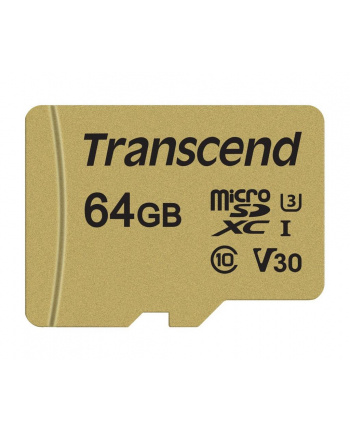 Transcend karta pami臋ci Micro SDXC 64GB Class 10 ( 95MB/s ) + adapter