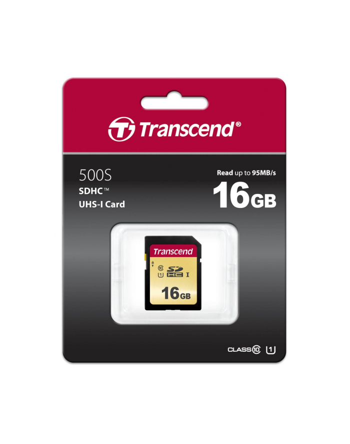 Transcend karta pamięci SDHC 16GB Class 10 ( 95MB/s ) główny