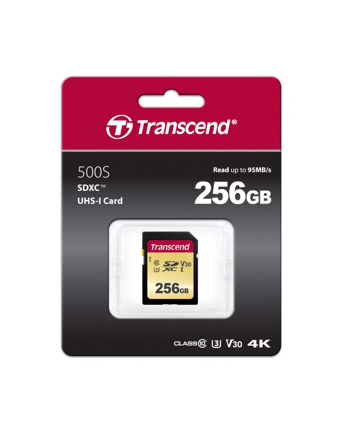 Transcend karta pamięci SDXC 256GB Class 10 ( 95MB/s ) główny