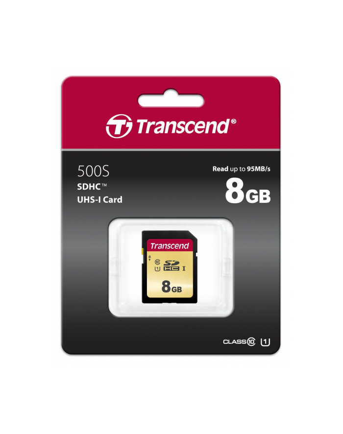 Transcend karta pamięci SDHC 8GB Class 10 ( 95MB/s ) główny