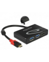 Delock adapter USB Typ-C > 2 x USB 3.0 (F) + HDMI (F) 4K  (DP Alt Mode) - nr 14