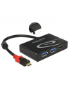 Delock adapter USB Typ-C > 2 x USB 3.0 (F) + HDMI (F) 4K  (DP Alt Mode) - nr 4