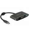 Delock adapter USB Typ-C - USB 3.1 + USB Typ-C+ HDMI (F) 4K (DP Alt Mode) - nr 5