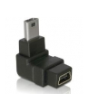 Delock adapter USB mini M-> USB mini F, kątowy 90° dół - nr 14