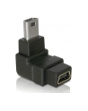 Delock adapter USB mini M-> USB mini F, kątowy 90° dół - nr 16