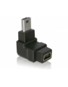 Delock adapter USB mini M-> USB mini F, kątowy 90° dół - nr 19
