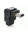 Delock adapter USB mini M-> USB mini F, kątowy 90° dół - nr 20
