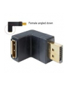 Delock adapter Displayport (M) - Dplayport (F) kątowy 90- dół - nr 5