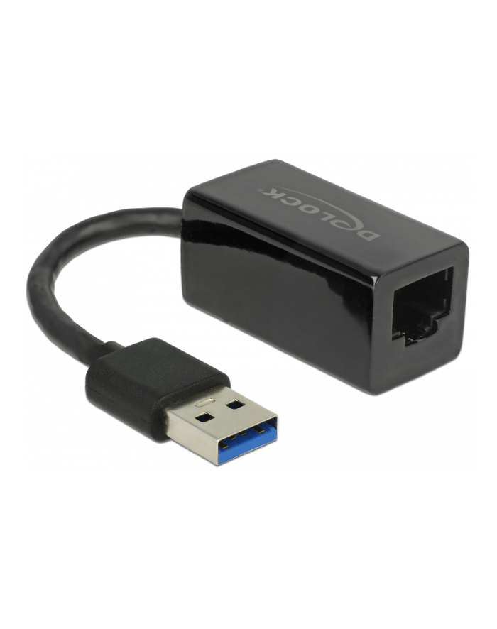 Delock Adapter USB 3.1 Gen 1 z wtykiem męskim USB Typu-A > Gigabit LAN główny