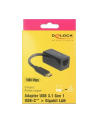 Delock Adapter USB 3.1 Gen1 (M)  USB Typu-C - Gigabit LAN - nr 15