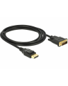 Delock kabel Displayport 1.2 (M) - DVI 24+1 (M)  2m; czarny - nr 14